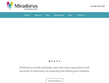 Tablet Screenshot of miradorus.com